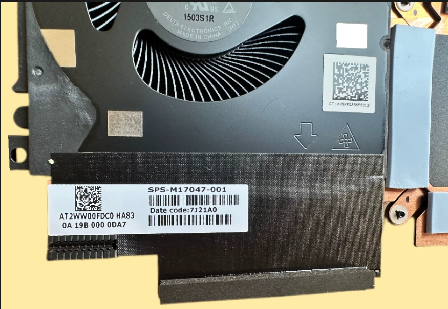 M17047-001 Cooling Module Rear View